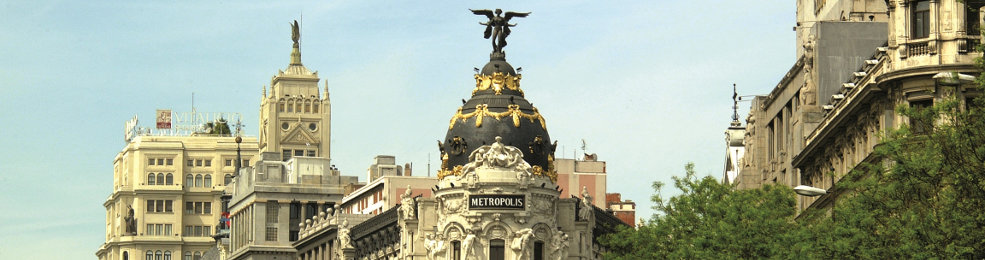 L'immeuble Metropolis sur la Gran Vía de Madrid