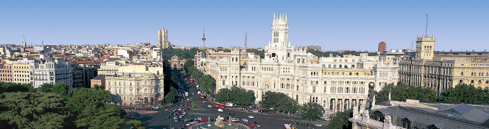 Panoramique du centre de Madrid