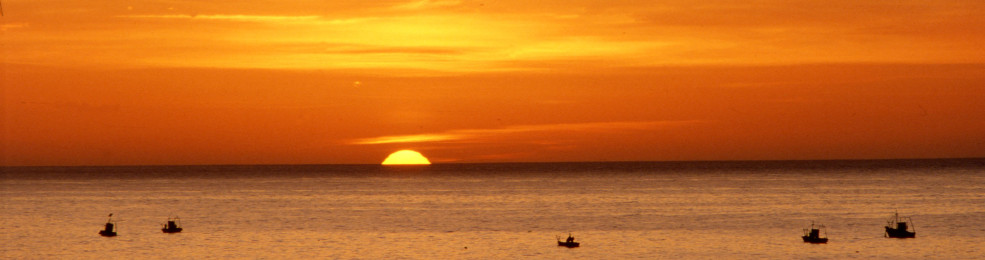 Coucher de soleil sur la Méditerranée