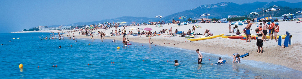 La plage de Santa Susanna